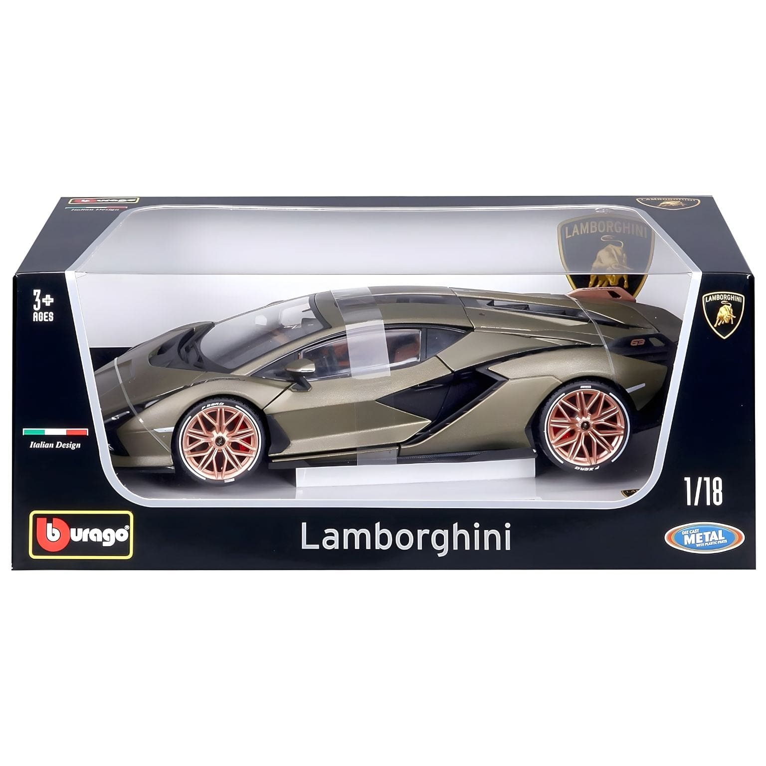 Apresentamos Lamborghini Sian FKP 37 verde com o SKU 681104624 recomendado para + 3 anos