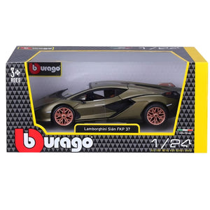 Apresentamos Lamborghini Sian FKP 37 verde com o SKU 132109924 recomendado para + 3 anos