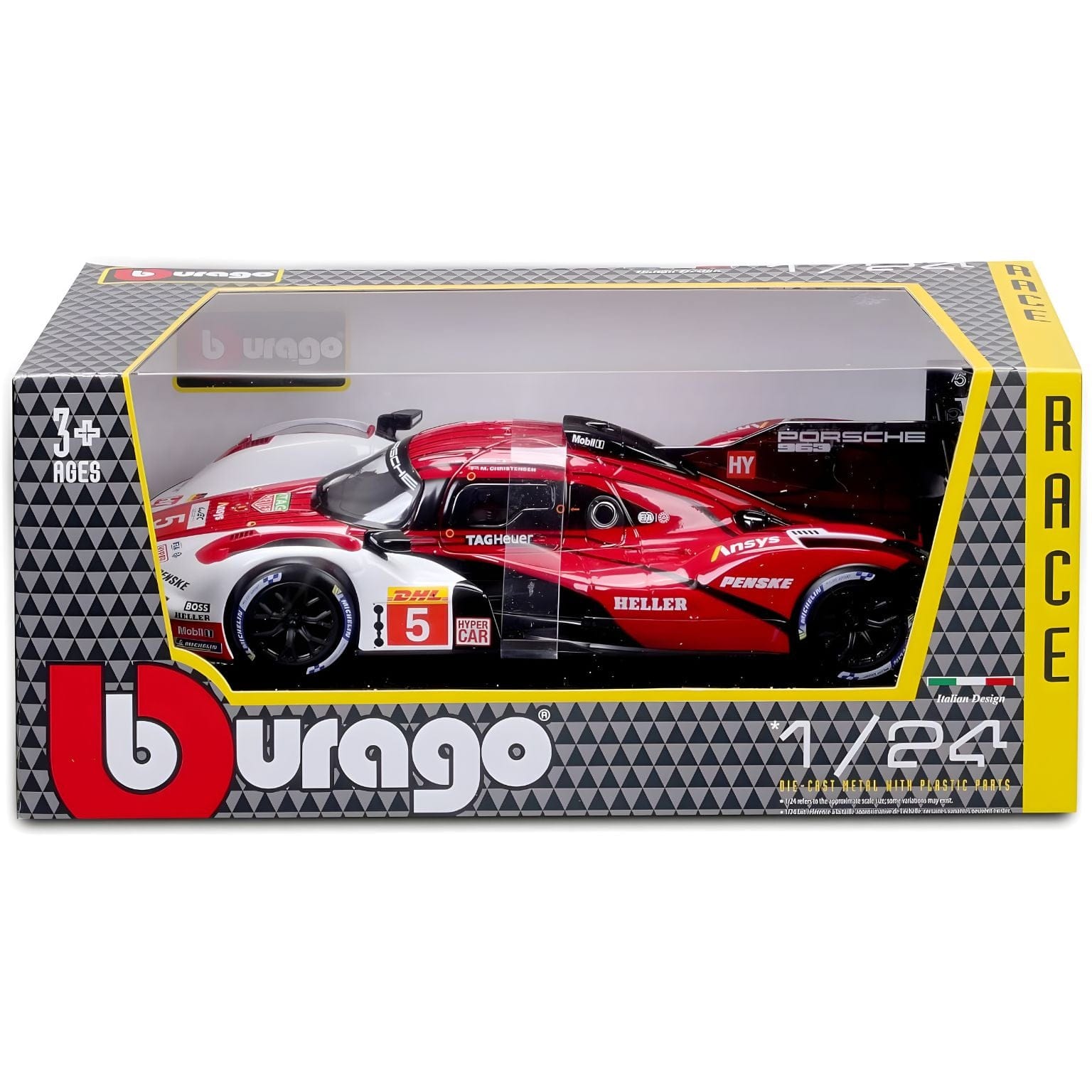 Apresentamos Porsche Penske 963 GTP 1/24 com o SKU 682802225 recomendado para + 3 anos