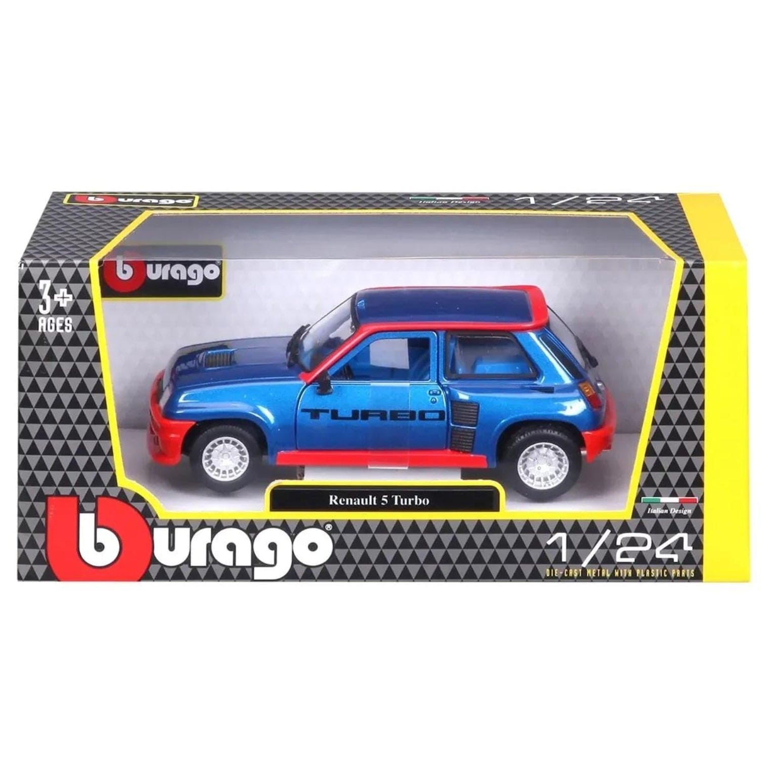 Apresentamos Renault 5 Turbo 1:24 com o SKU 132108824 recomendado para + 3 anos