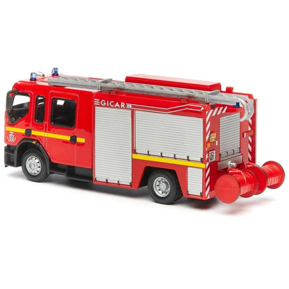 Carro dos Bombeiros Renault Premium 1:50 visto de lado com escada