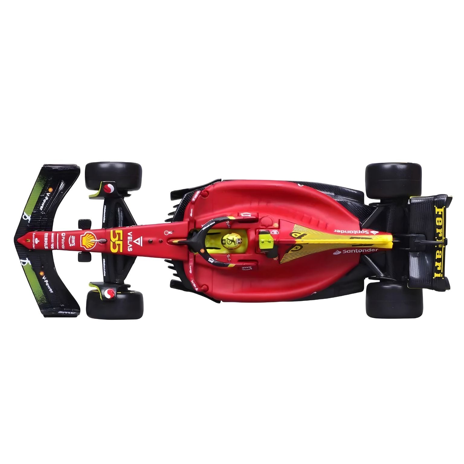 carro de brincar Ferrari F1-75 Carlos Sainz Jr. 2022