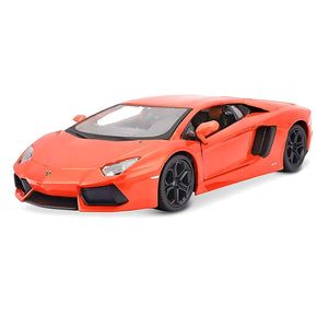 carro de brincar Lamborghini Aventador Coupé cor-de-laranja