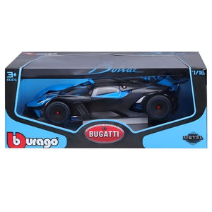 carro de brincar Bugatti Bolide Azul 1/18