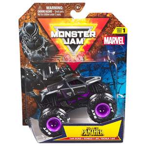 carro de brincar Monster Jam Marvel - Black Panther