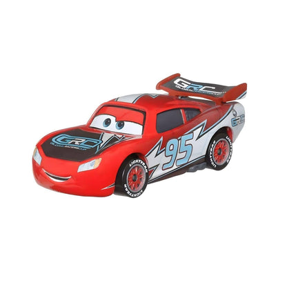 Miniatura Faísca McQueen vermelha n.º 95, vista de lado