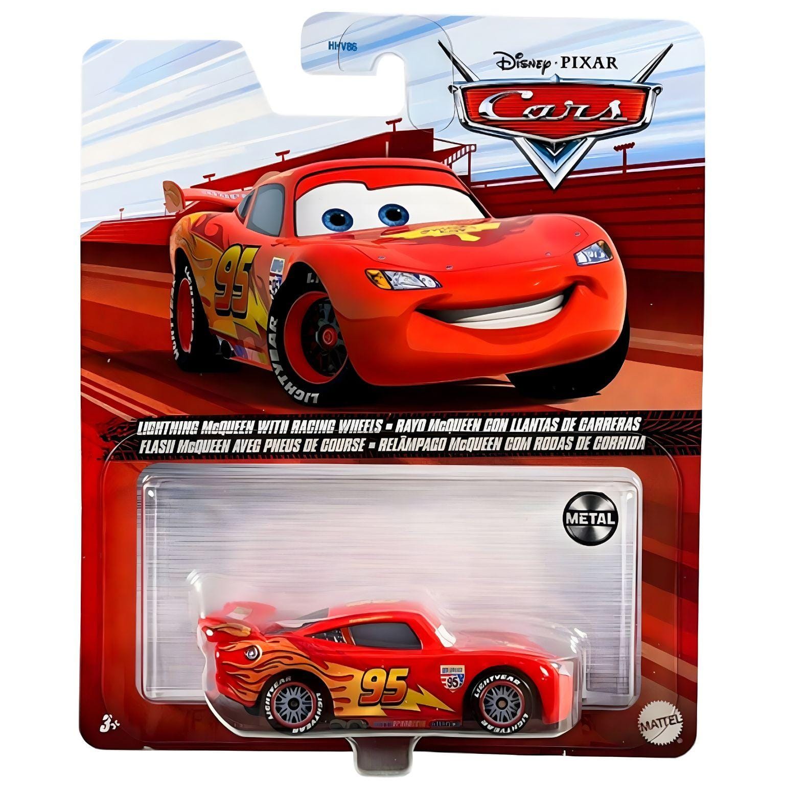 Apresentamos Cars Disney - Lightning Mcqueen With Racing Wheels com o SKU 035618325 recomendado para + 3 anos