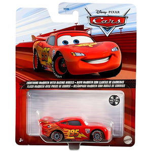 Apresentamos Cars Disney - Lightning Mcqueen With Racing Wheels com o SKU 035618325 recomendado para + 3 anos