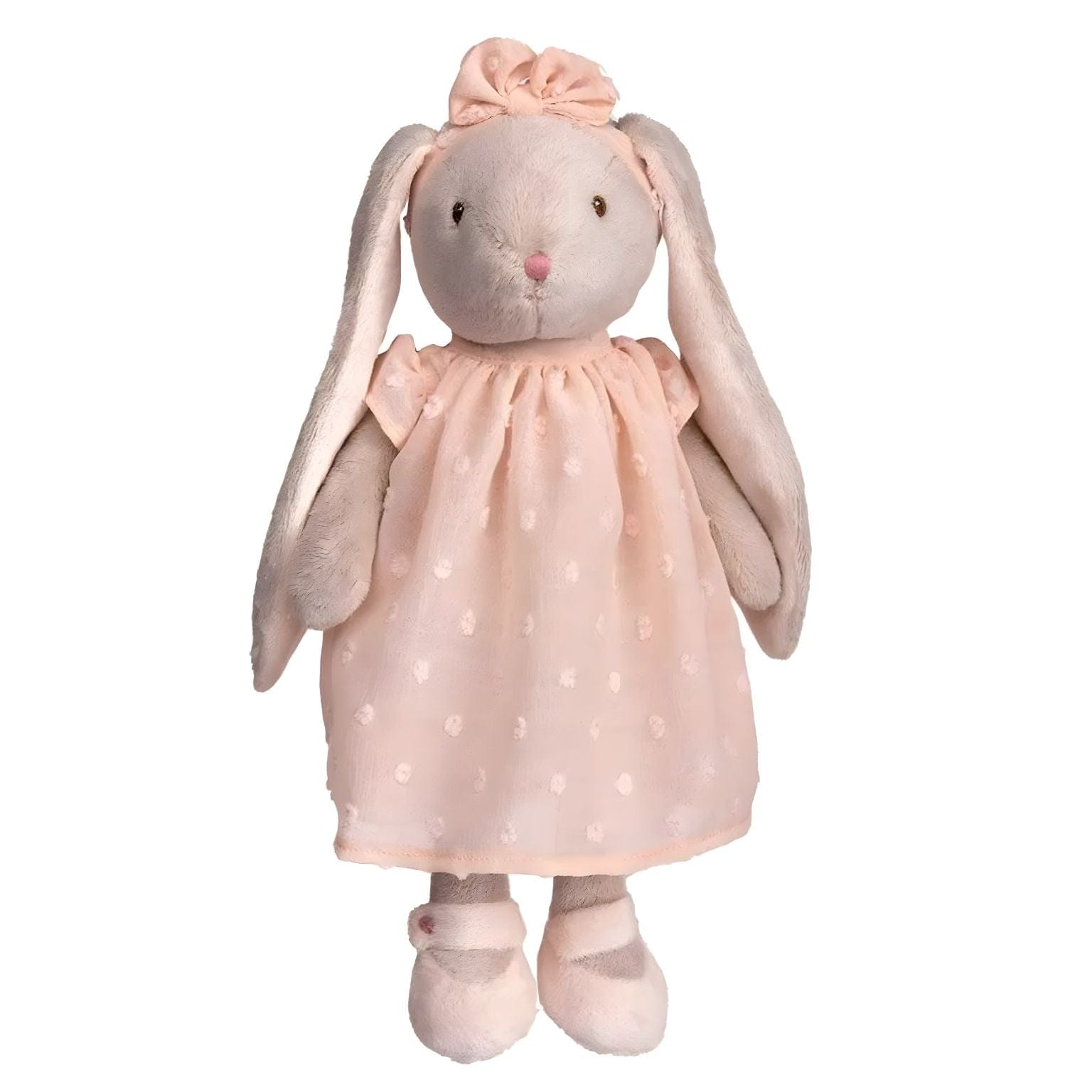 Apresentamos Coelho de peluche com vestido 30 cm com o SKU 521499224 recomendado para + 0 meses