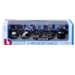 Apresentamos Colecção Black Bburago 1/64 com o SKU 681032525 recomendado para + 3 anos