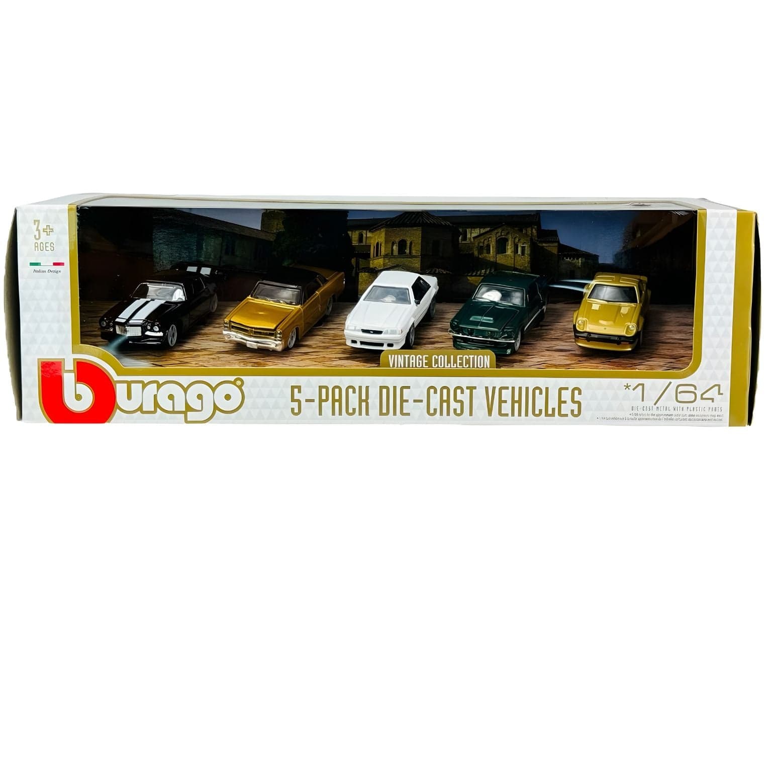 Apresentamos Colecção Vintage Bburago 1/64 com o SKU 681033225 recomendado para + 3 anos