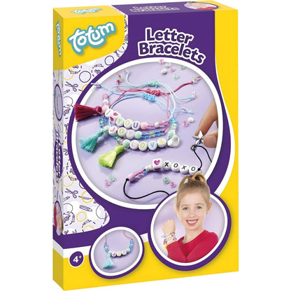 Apresentamos Conjunto de Pulseiras Letras com o SKU 392978124 recomendado para + 4 anos