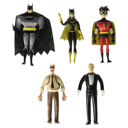 Figuras Batman The New Batman Adventures Heroes dispostas em duas filas