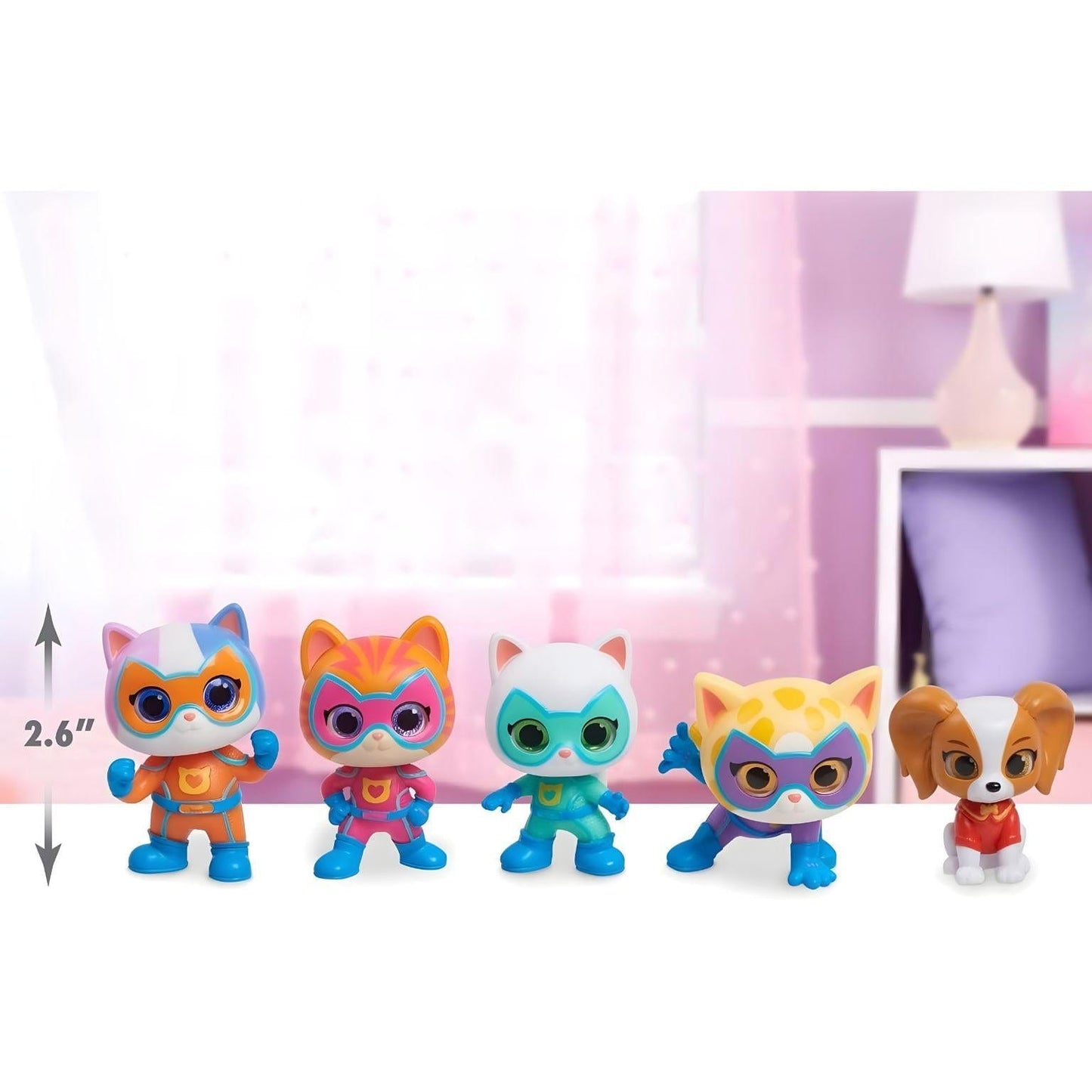 Apresentamos Conjunto Figuras SuperKitties com o SKU 776700125 recomendado para + 3 anos