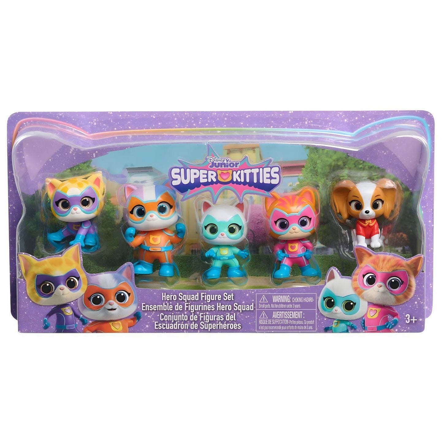 Apresentamos Conjunto Figuras SuperKitties com o SKU 776700125 recomendado para + 3 anos