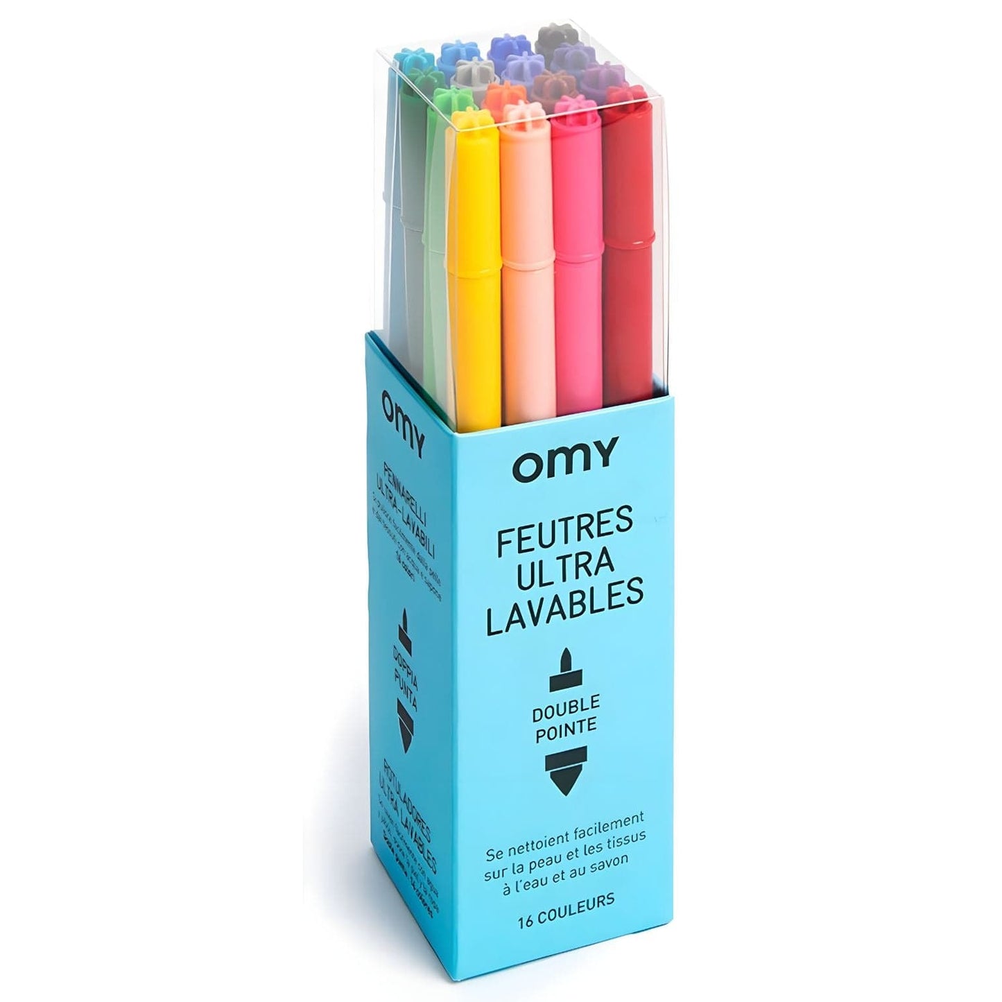 Apresentamos Conjunto de 16 marcadores ultra laváveis com o SKU 491818924 recomendado para + 3 anos