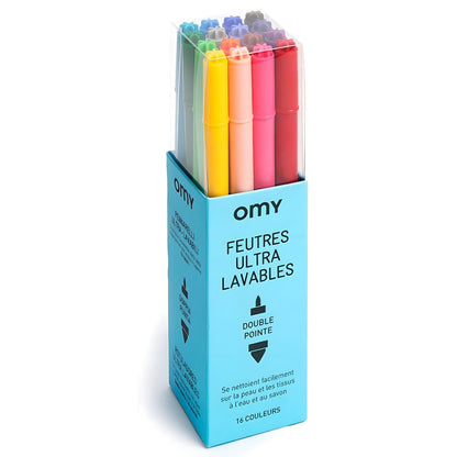 Apresentamos Conjunto de 16 marcadores ultra laváveis com o SKU 491818924 recomendado para + 3 anos