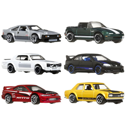 Conjunto Hot Wheels - Veículos Japoneses