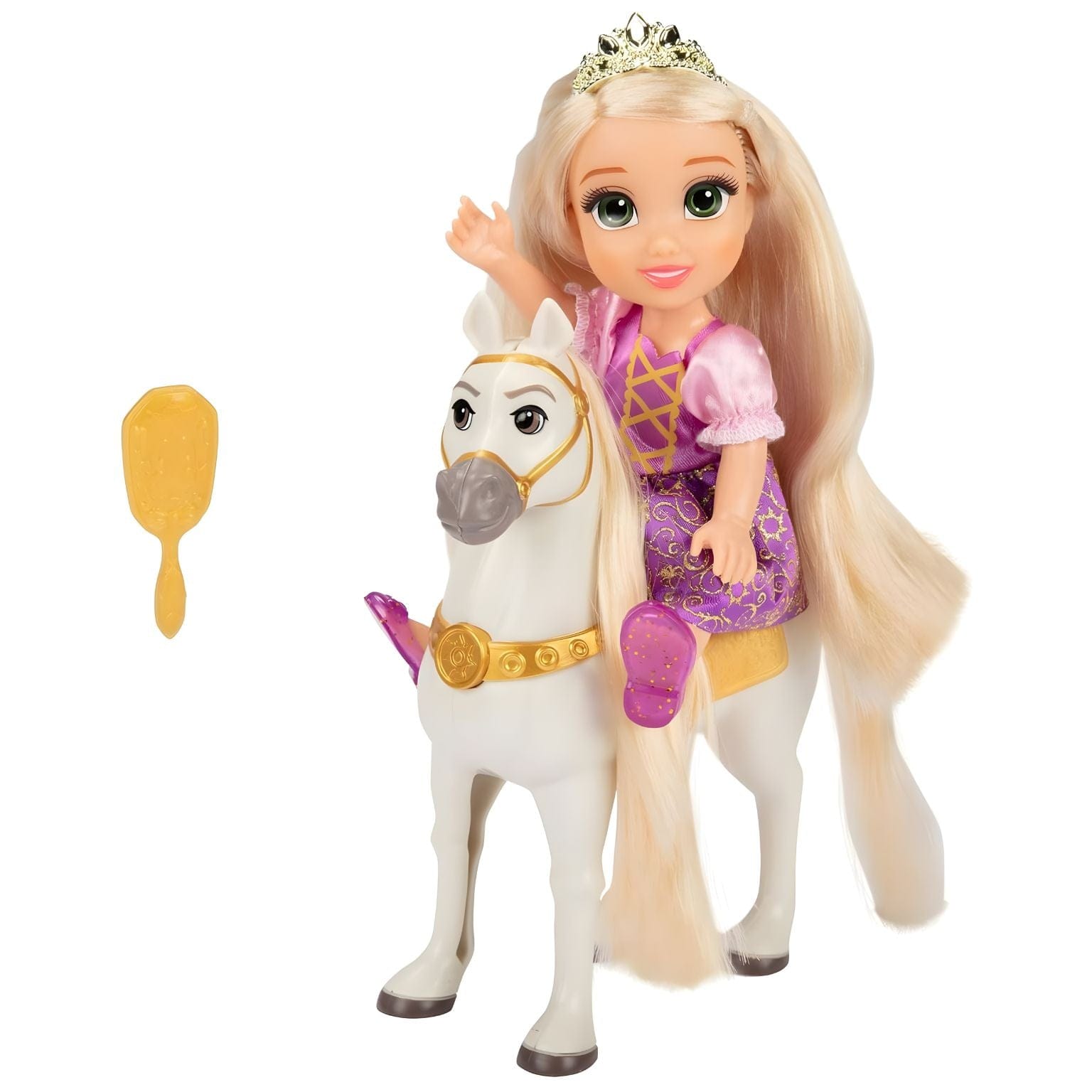 Apresentamos Conjunto Princesa Disney Rapunzel e Maximus com o SKU 772215824 recomendado para + 3 anos