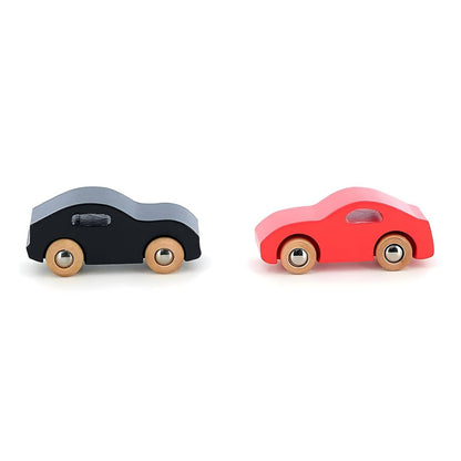 Conjunto viaturas em madeira Super Cars