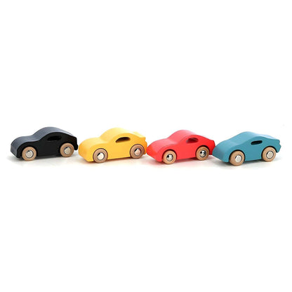 Conjunto viaturas em madeira Super Cars
