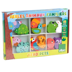 Apresentamos Contas de Madeira - Animais Familiares com o SKU 26150424 recomendado para + 12 meses