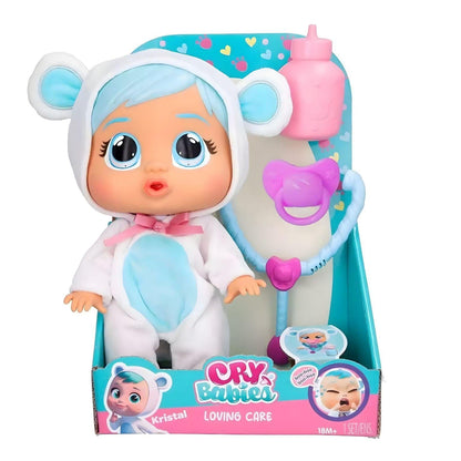 Cry Babies Loving Care - Kristal na embalagem com biberão e estetoscópio