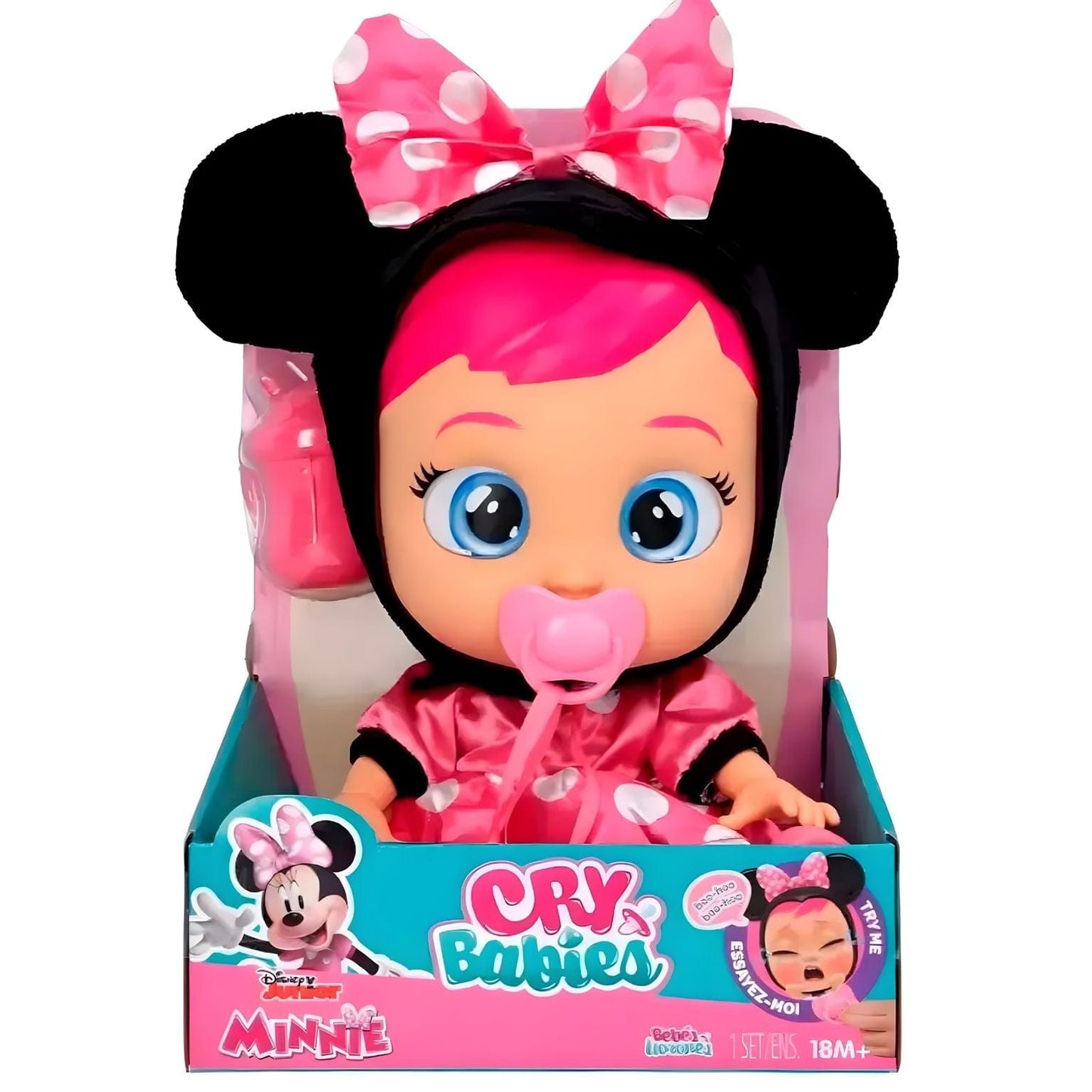 Apresentamos Cry Babies Loving Care Minnie com o SKU 852736425 recomendado para + 2 anos
