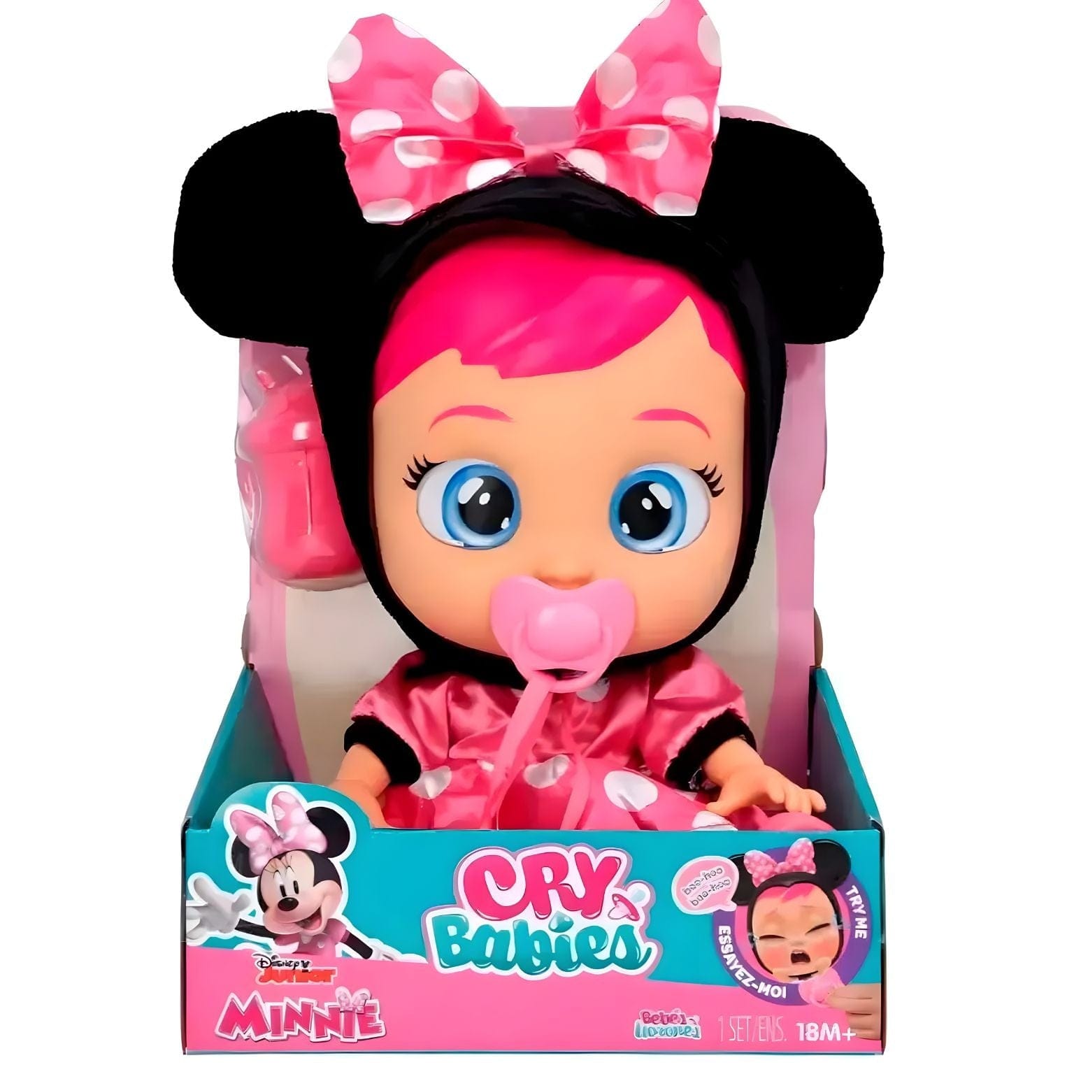Apresentamos Cry Babies Loving Care Minnie com o SKU 852736425 recomendado para + 2 anos