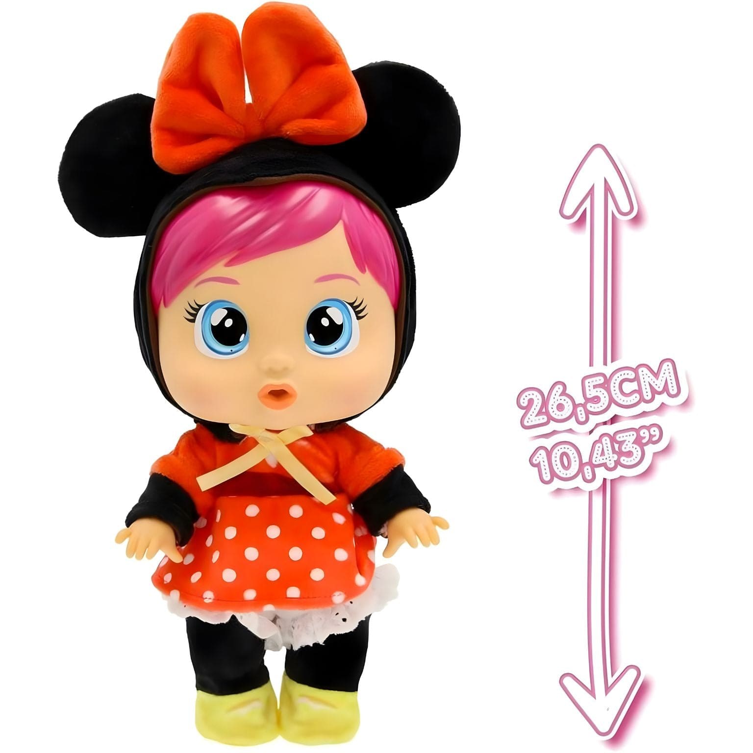 Apresentamos Cry Babies Loving Care Minnie com o SKU 852736425 recomendado para + 2 anos