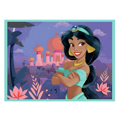 Imagem da Jasmine no Cubo 12 Peças Princesas Disney