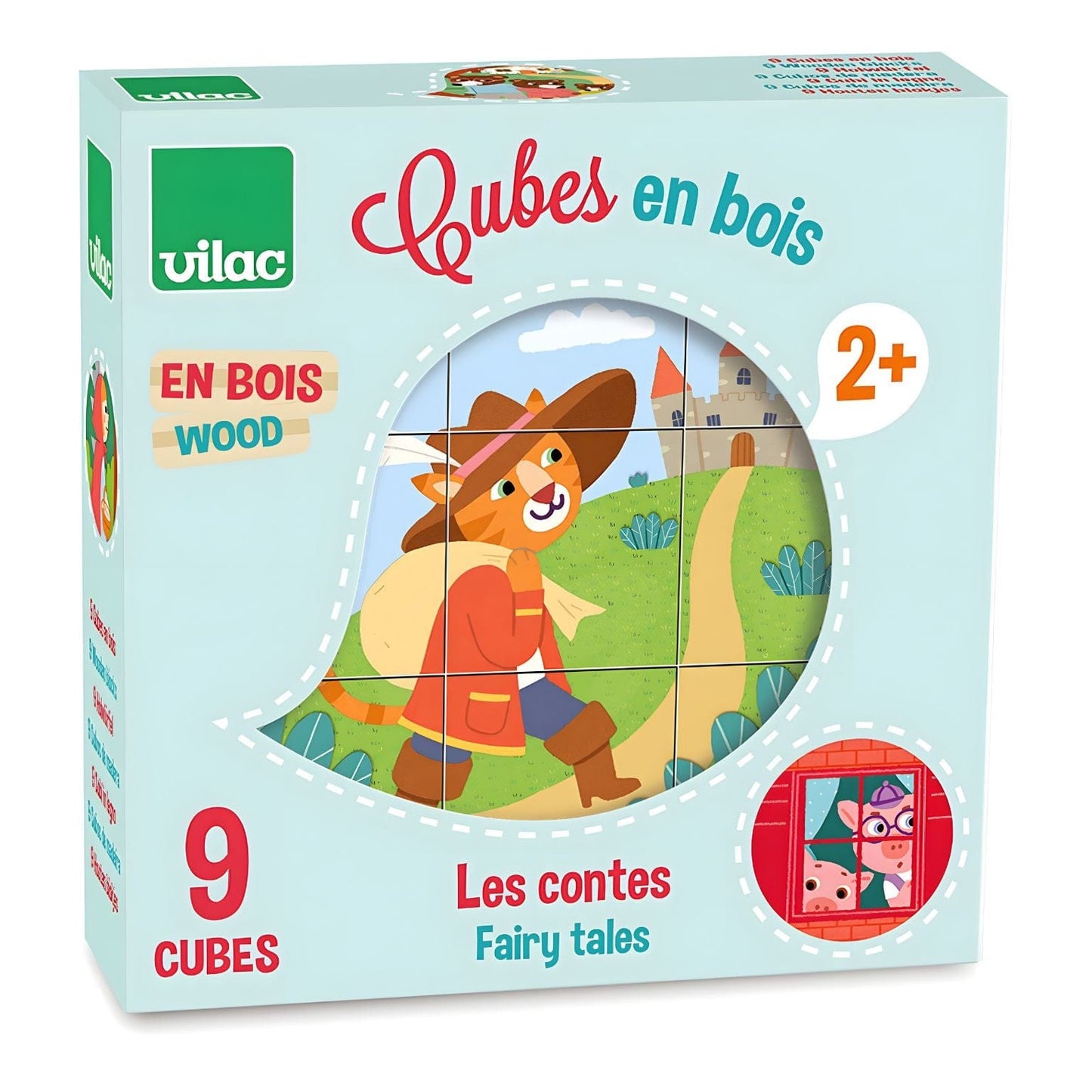 Apresentamos Cubos de Madeira - Conto de Fadas com o SKU 26240724 recomendado para + 2 anos