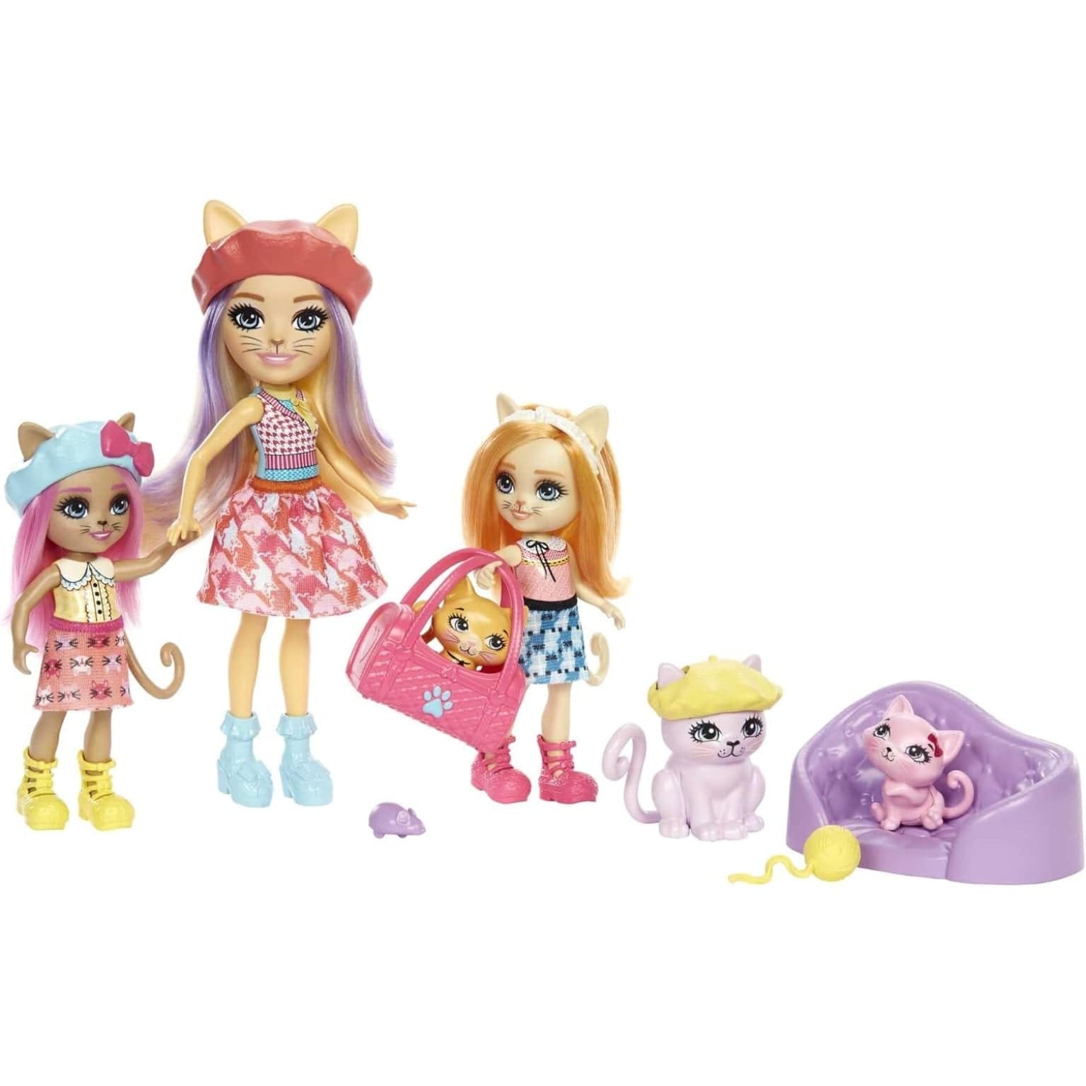 Apresentamos Enchantimals City - Família Carmel Cat com o SKU 20632224 recomendado para + 4 anos