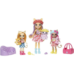Apresentamos Enchantimals City - Família Carmel Cat com o SKU 20632224 recomendado para + 4 anos