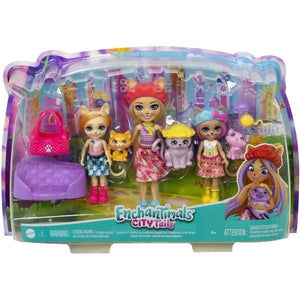 Apresentamos Enchantimals City - Família Carmel Cat com o SKU 20632224 recomendado para + 4 anos