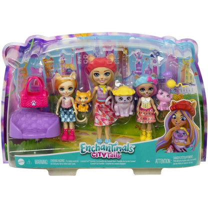 Apresentamos Enchantimals City - Família Carmel Cat com o SKU 20632224 recomendado para + 4 anos