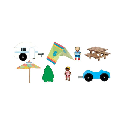 Férias no parque de campismo