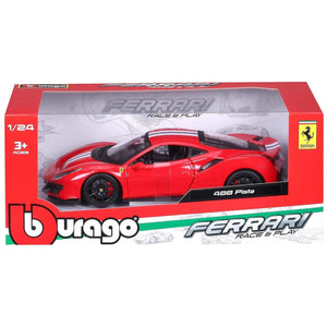 Apresentamos Ferrari 488 Pista 2018 com o SKU 772602624 recomendado para + 3 anos