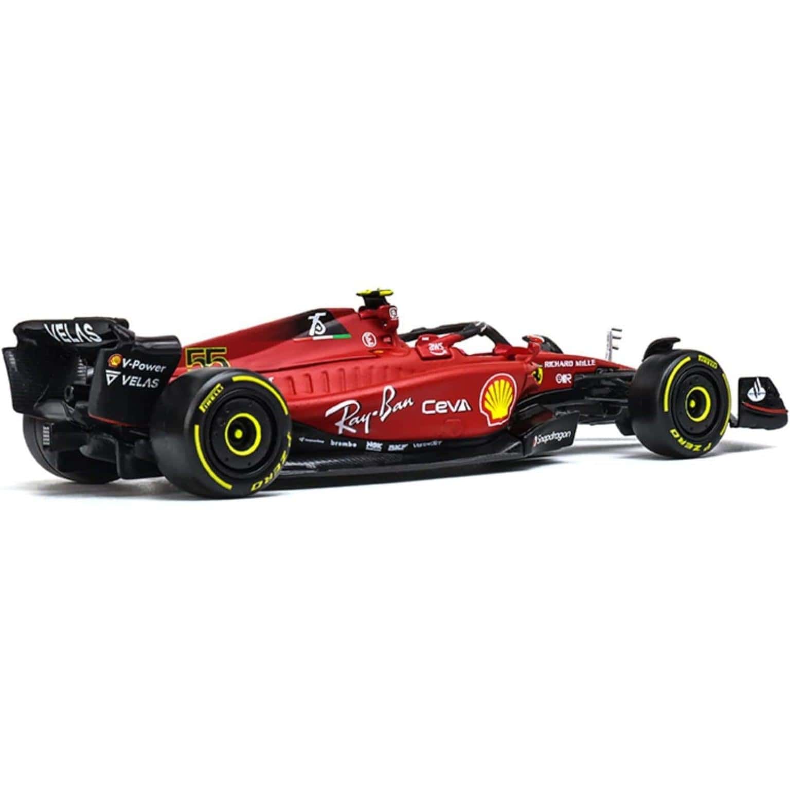 Apresentamos Ferrari F1-75 Carlos Sainz 2022 com o SKU 683683325 recomendado para + 3 anos