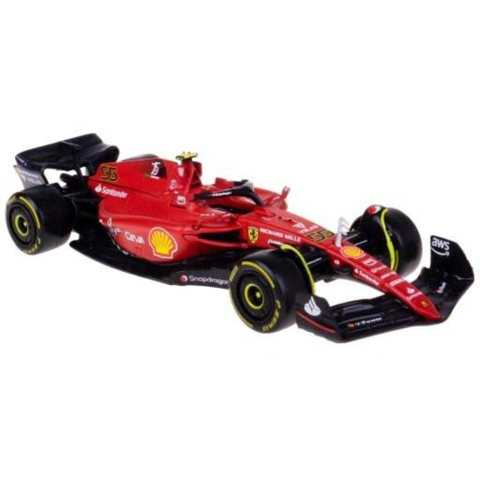 Apresentamos Ferrari F1-75 Carlos Sainz 2022 com o SKU 683683325 recomendado para + 3 anos