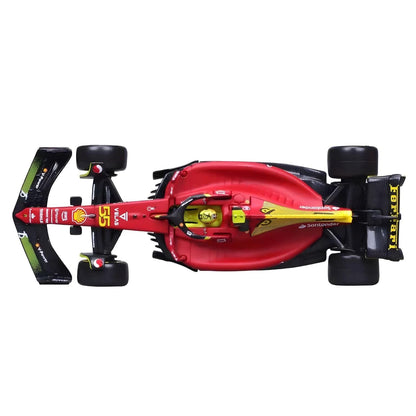 Ferrari F1-75 de Carlos Sainz Jr. visto de cima