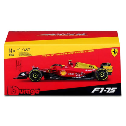 Apresentamos Ferrari F1-75 Carlos Sainz Jr. 2022 com o SKU 683683124 recomendado para + 3 anos