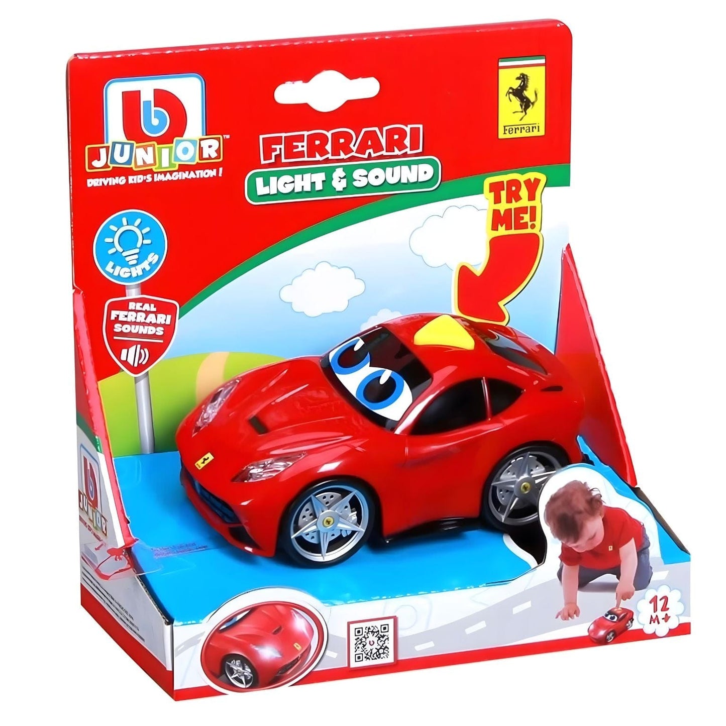Apresentamos Ferrari F12 Berlinetta Luz e Som com o SKU 778100124 recomendado para + 12 meses