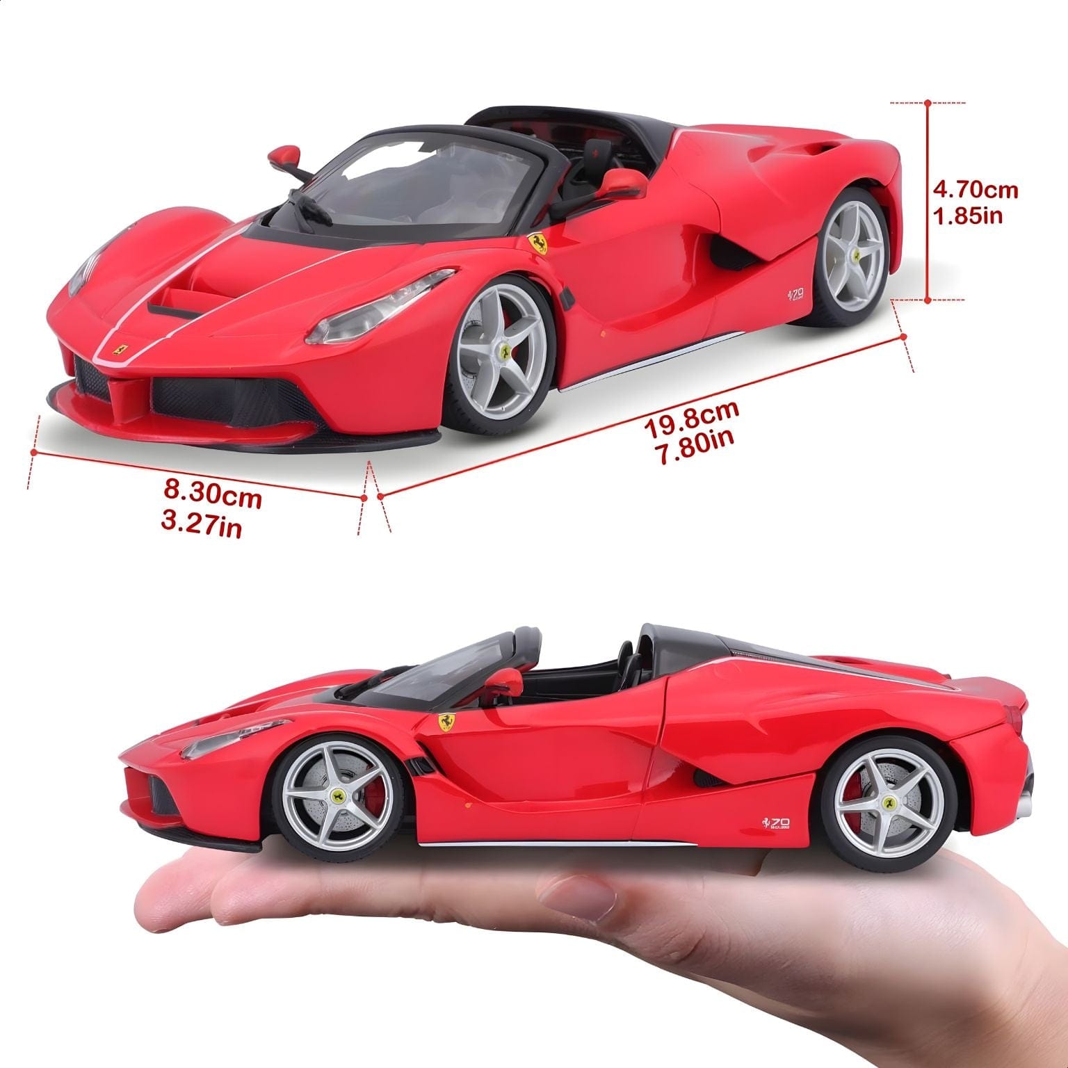 Apresentamos Ferrari LaFerrari Aperta 2016 com o SKU 132602225 recomendado para + 3 anos