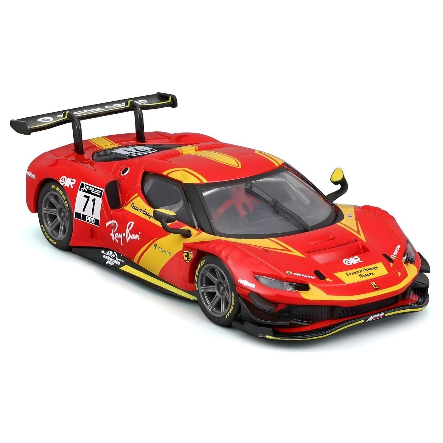 Apresentamos Ferrari Racing - Ferrari 296 GT3 #71 com o SKU 683631325 recomendado para Bburago