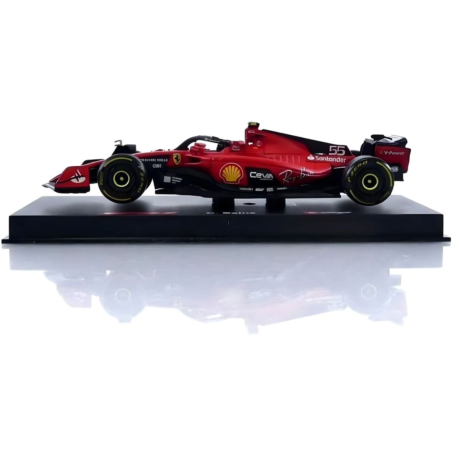 Apresentamos Ferrari SF-23 #55 Carlos Sainz temporada 2023 com o SKU 551485925 recomendado para + 3 anos