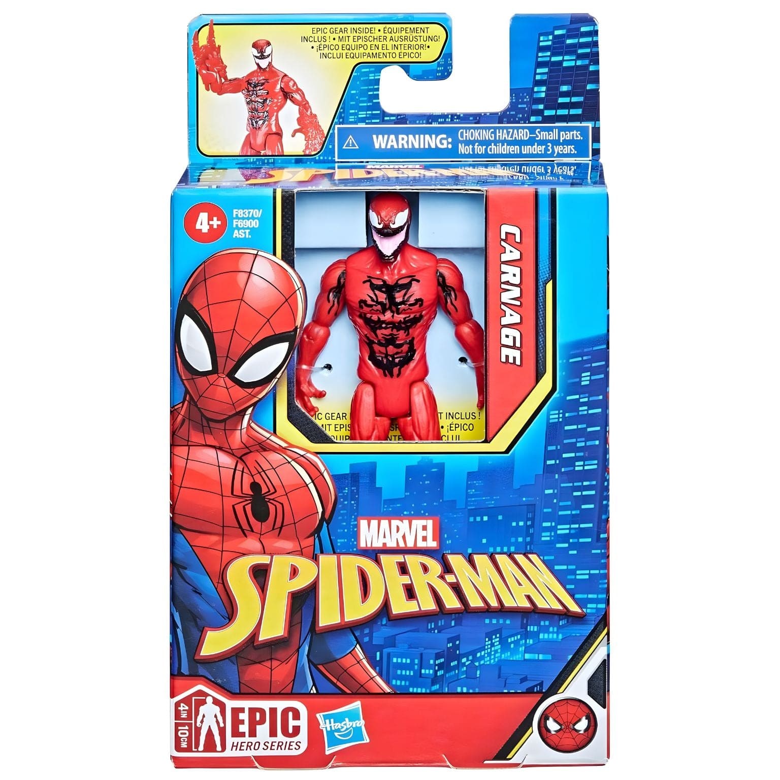 Apresentamos Spider-Man Epic Hero - Carnage com o SKU 90837024 recomendado para + 4 anos