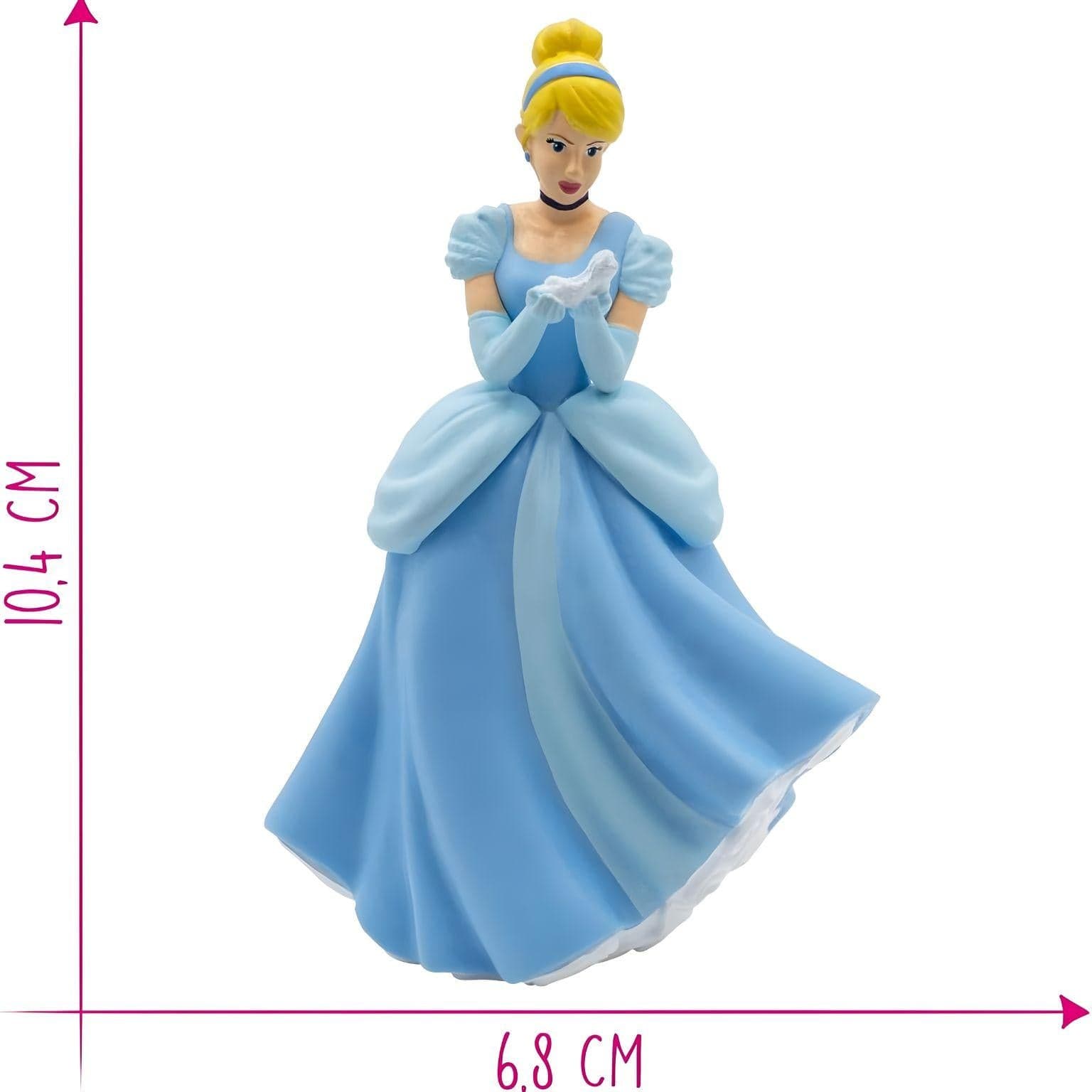 Apresentamos Figura PVC Cinderela Azul com o SKU 621259922 recomendado para + 3 anos
