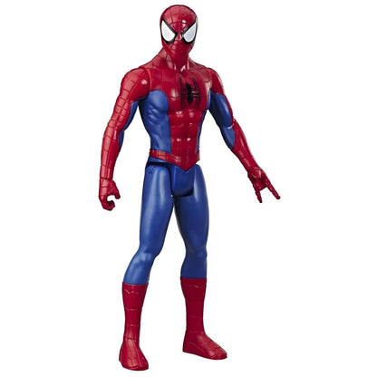 Figura Homem-Aranha 30 cm de fato vermelho e azul em pé
