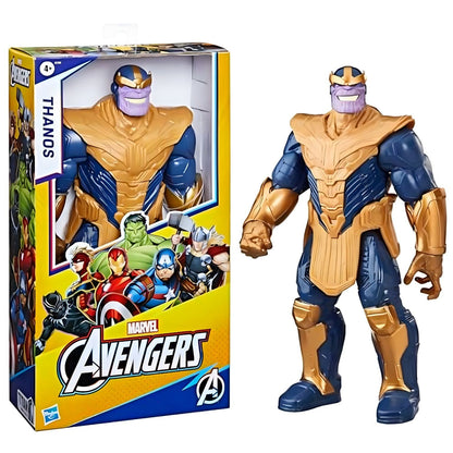 Figura Marvel Titan Thanos ao lado da respetiva caixa
